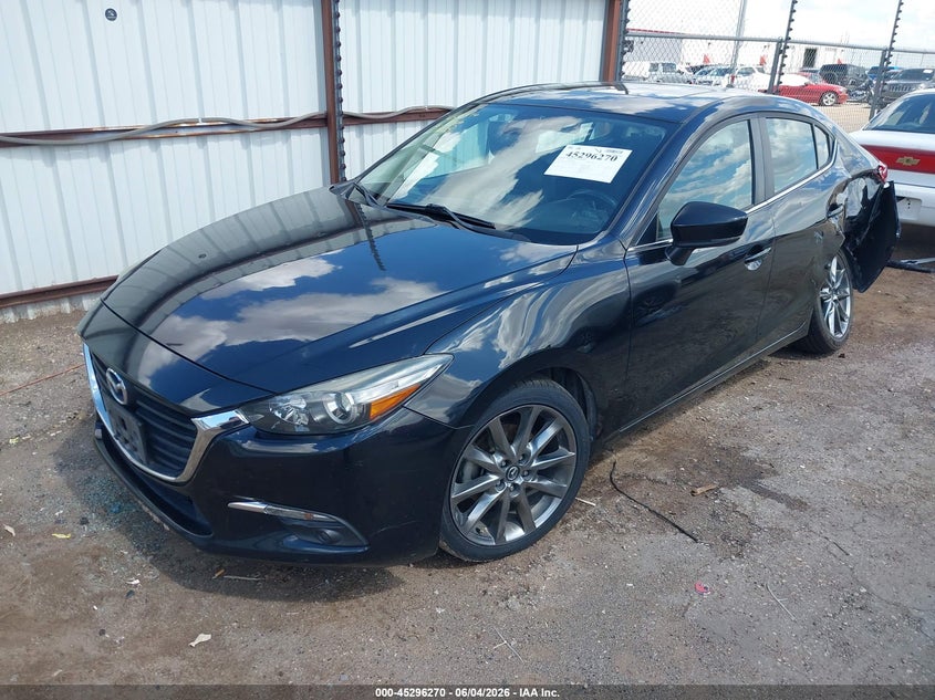 2018 Mazda 3 VIN 3MZBN1V32JM197476 IAAI salvage auction — LEFT REAR, Wait Title, sold $3,275 on 2026-09-01 (photo 2)
