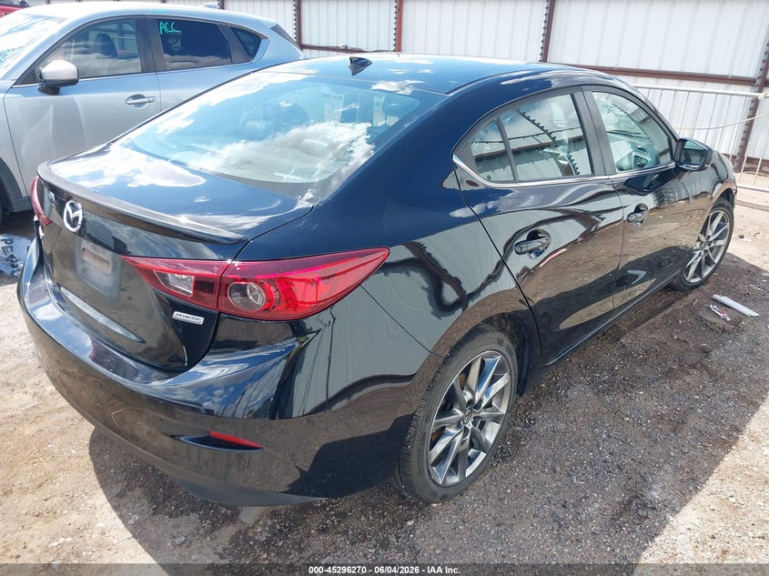 2018 Mazda 3 VIN 3MZBN1V32JM197476 IAAI salvage auction — LEFT REAR, Wait Title, sold $3,275 on 2026-09-01 (photo 4)