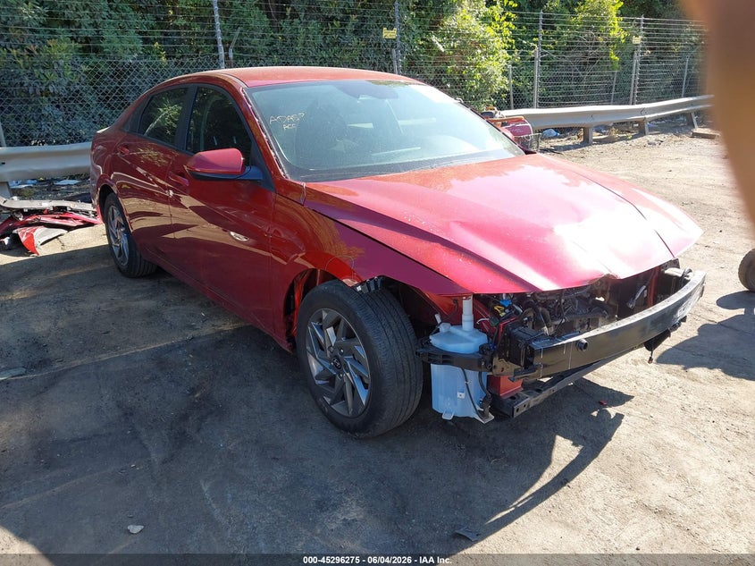 2024 Hyundai Elantra VIN KMHLM4DGXRU712145 IAAI salvage auction — FRONT END, Salvage Title, sold $4,875 on 2026-07-23 (photo 1)