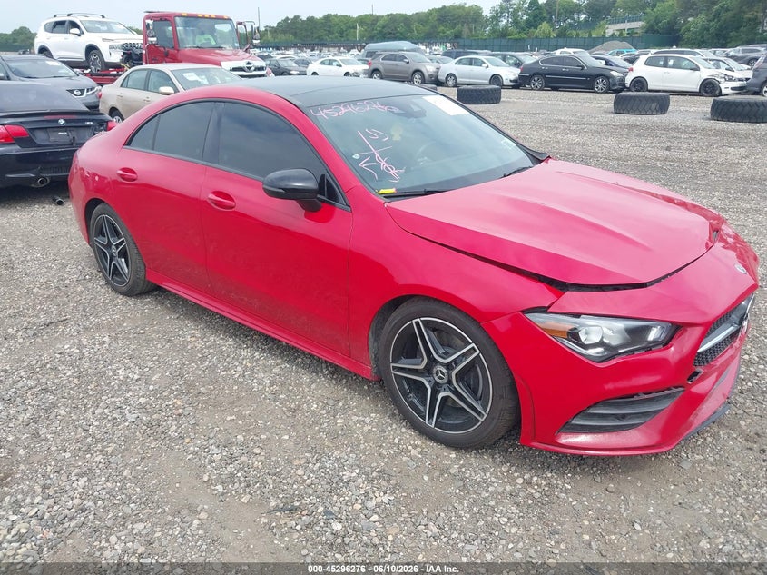 2020 Mercedes-benz Cla-klasse VIN WDD5J4GB4LN021299 IAAI salvage auction — FRONT END, Salvage Title, sold $9,075 on 2026-07-14 (photo 1)
