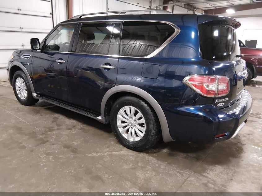 2017 Nissan Armada VIN JN8AY2NC4H9507748 IAAI salvage auction — HAIL, Salvage (Iowa), sold $825 on 2026-07-23 (photo 3)
