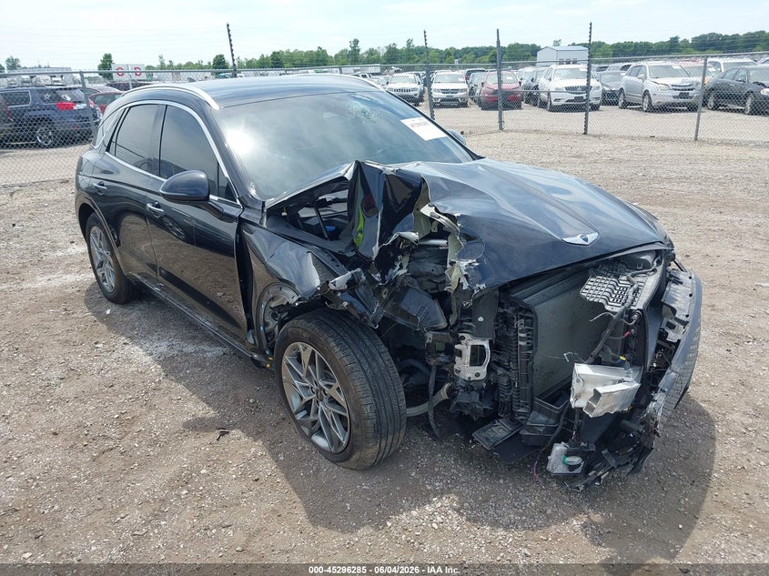 2025 Genesis Gv70 VIN KMUMADTB4SU207177 IAAI salvage auction — FRONT END, Salvage (Illinois), sold $6,300 on 2026-07-25 (photo 1)