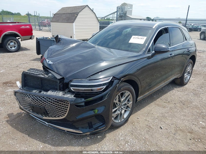 2025 Genesis Gv70 VIN KMUMADTB4SU207177 IAAI salvage auction — FRONT END, Salvage (Illinois), sold $6,300 on 2026-07-25 (photo 2)