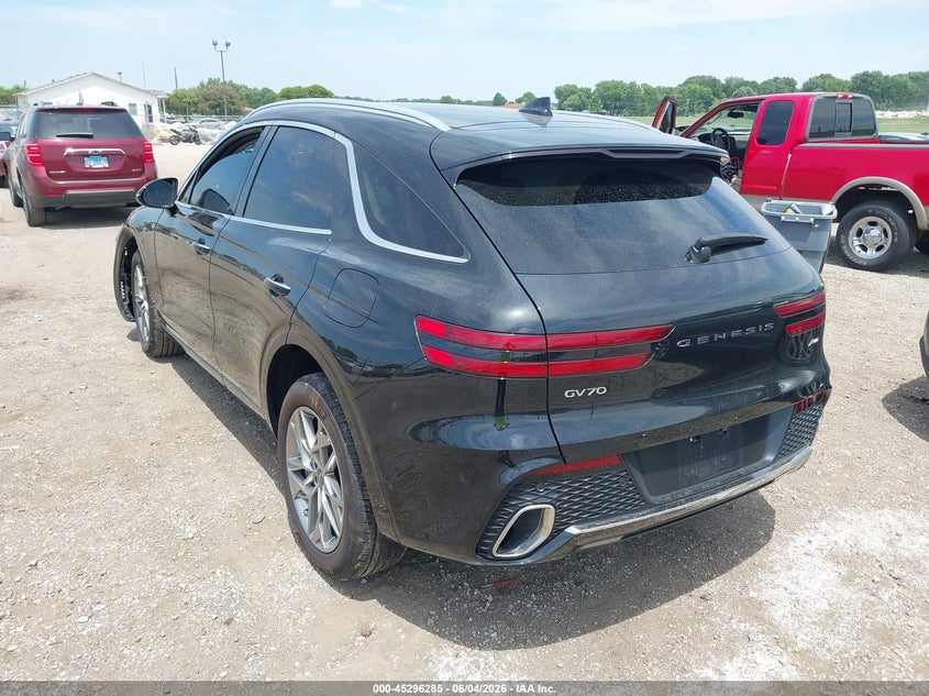 2025 Genesis Gv70 VIN KMUMADTB4SU207177 IAAI salvage auction — FRONT END, Salvage (Illinois), sold $6,300 on 2026-07-25 (photo 3)