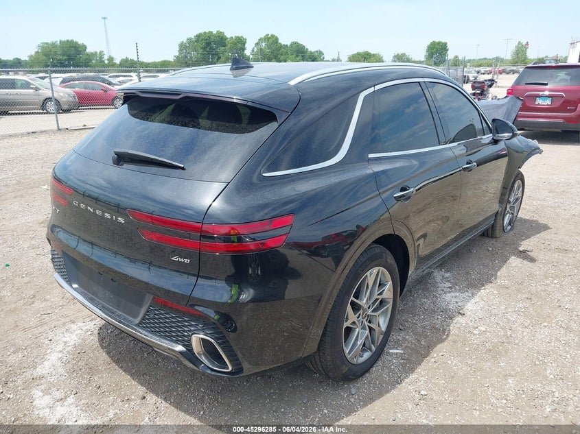 2025 Genesis Gv70 VIN KMUMADTB4SU207177 IAAI salvage auction — FRONT END, Salvage (Illinois), sold $6,300 on 2026-07-25 (photo 4)