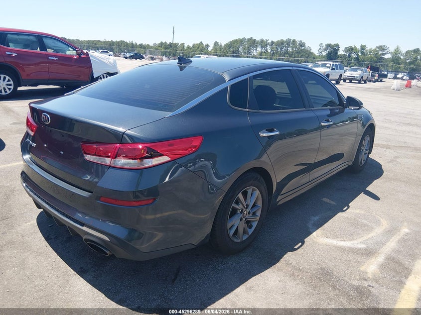2020 Kia Optima VIN 5XXGT4L37LG436656 IAAI salvage auction — LEFT FRONT, Salvage (South Carolina), sold $2,025 on 2026-07-24 (photo 4)