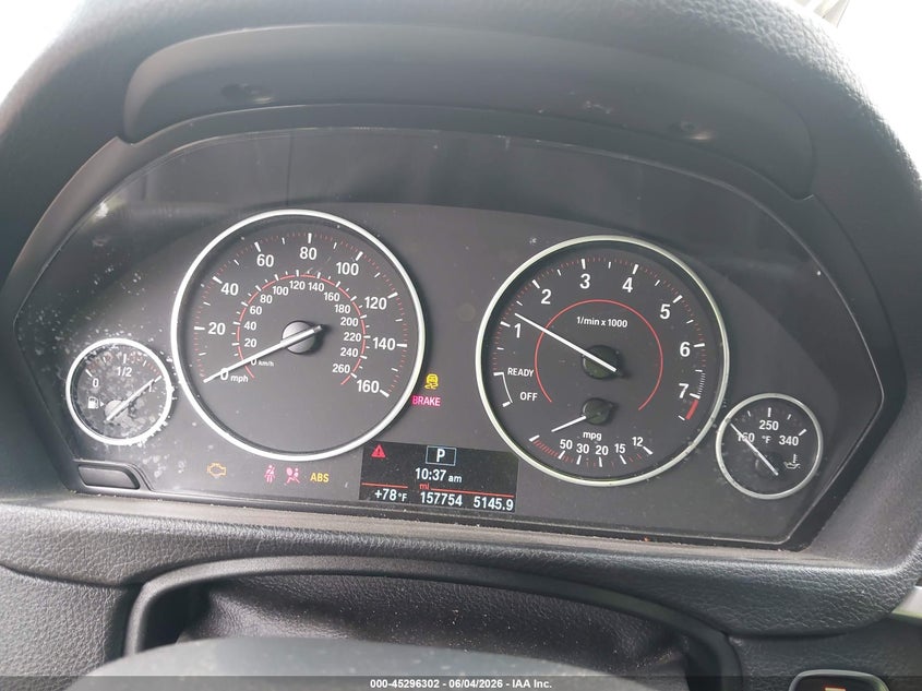 2016 BMW 3er VIN WBA8E3C55GK501751 IAAI salvage auction — FRONT END, Salvage Title, sold $2,000 on 2026-08-19 (photo 7)