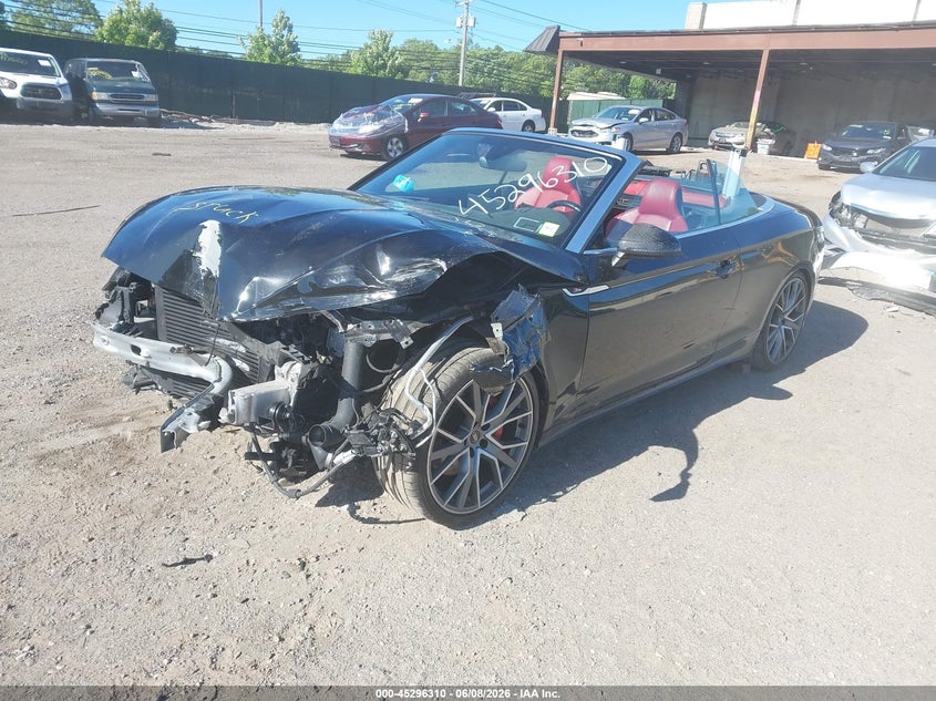 2022 Audi S5 VIN WAUW4GF59NN005991 IAAI salvage auction — FRONT END, Salvage Title, sold $6,200 on 2026-07-21 (photo 2)
