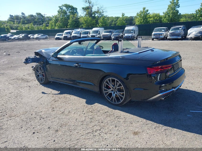 2022 Audi S5 VIN WAUW4GF59NN005991 IAAI salvage auction — FRONT END, Salvage Title, sold $6,200 on 2026-07-21 (photo 3)