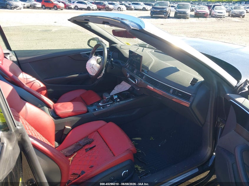 2022 Audi S5 VIN WAUW4GF59NN005991 IAAI salvage auction — FRONT END, Salvage Title, sold $6,200 on 2026-07-21 (photo 5)