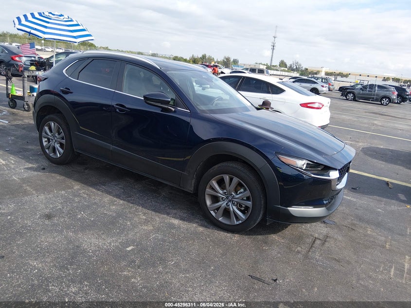 2025 Mazda Cx-30 VIN 3MVDMBCM0SM824336 IAAI salvage auction — LEFT SIDE, Rebuildable (Florida), sold $7,350 on 2026-08-20 (photo 1)