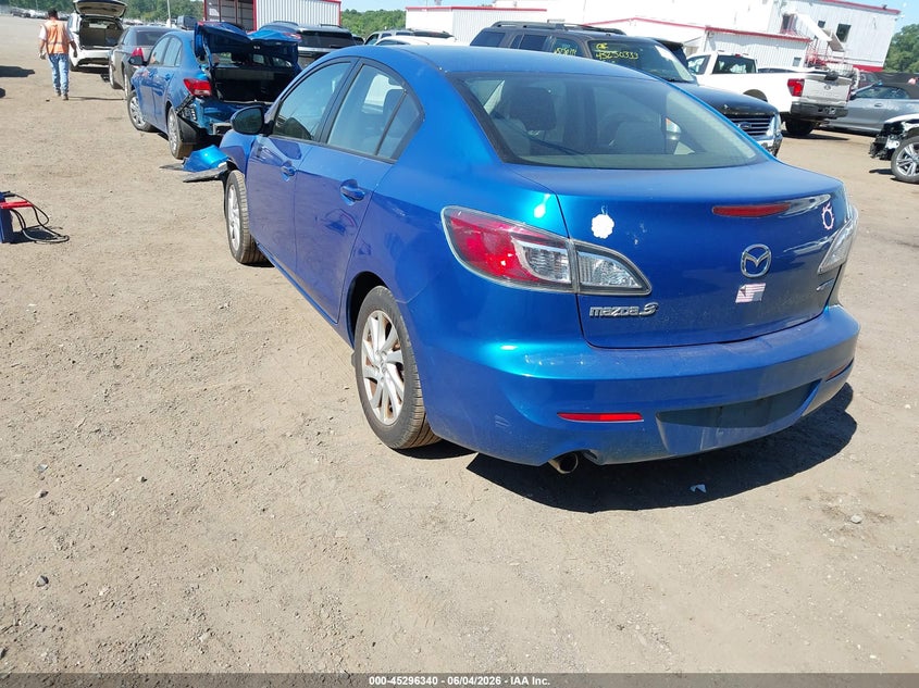 2012 Mazda 3 VIN JM1BL1V89C1652344 IAAI salvage auction — LEFT FRONT, Salvage Title, sold $875 on 2026-07-15 (photo 3)