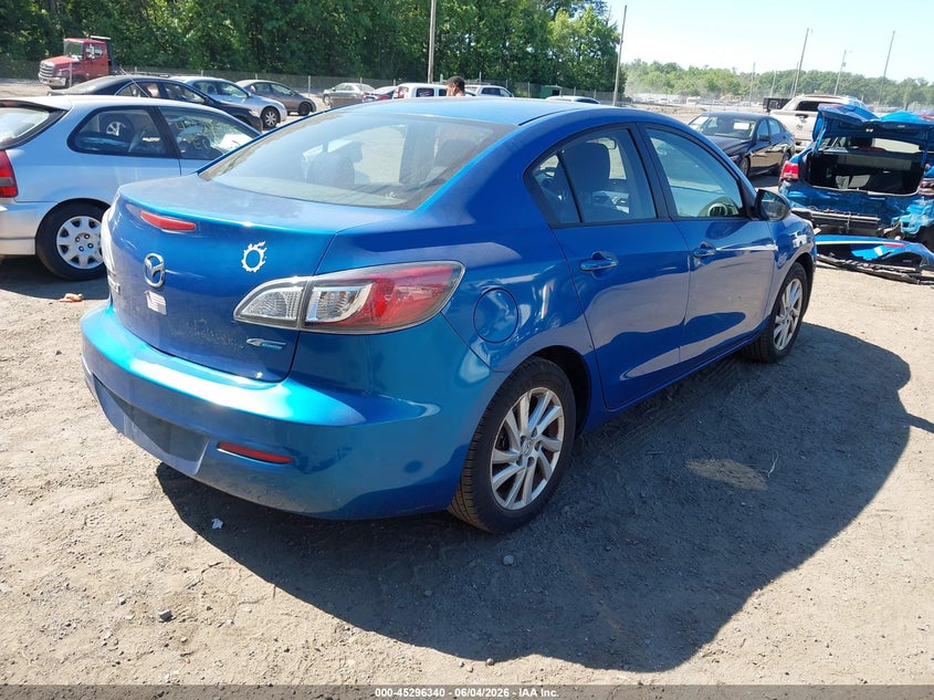 2012 Mazda 3 VIN JM1BL1V89C1652344 IAAI salvage auction — LEFT FRONT, Salvage Title, sold $875 on 2026-07-15 (photo 4)
