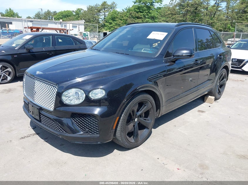 2023 Bentley Bentayga VIN SJAA72ZV6PC023786 IAAI salvage auction — WATER/FLOOD, Salvage Title, sold $62,000 on 2026-09-15 (photo 2)