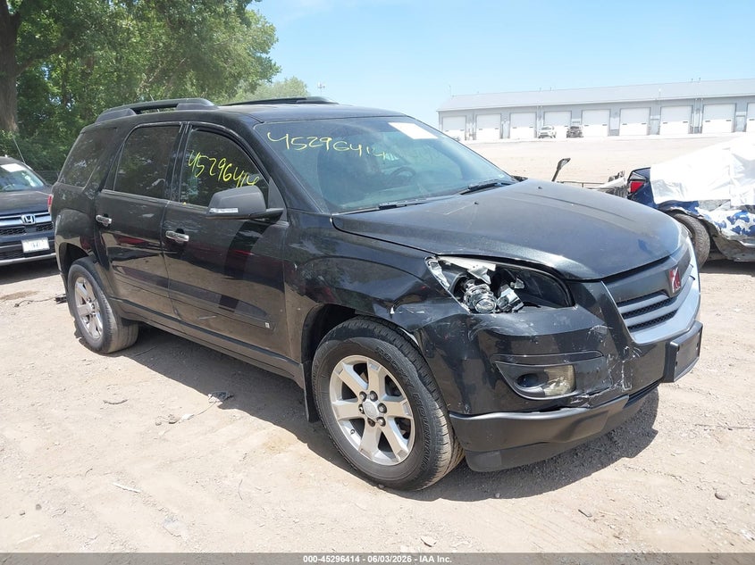 2008 Saturn Outlook VIN 5GZER23798J131142 IAAI salvage auction — FRONT END, Clear (Indiana), sold $475 on 2026-07-08 (photo 1)