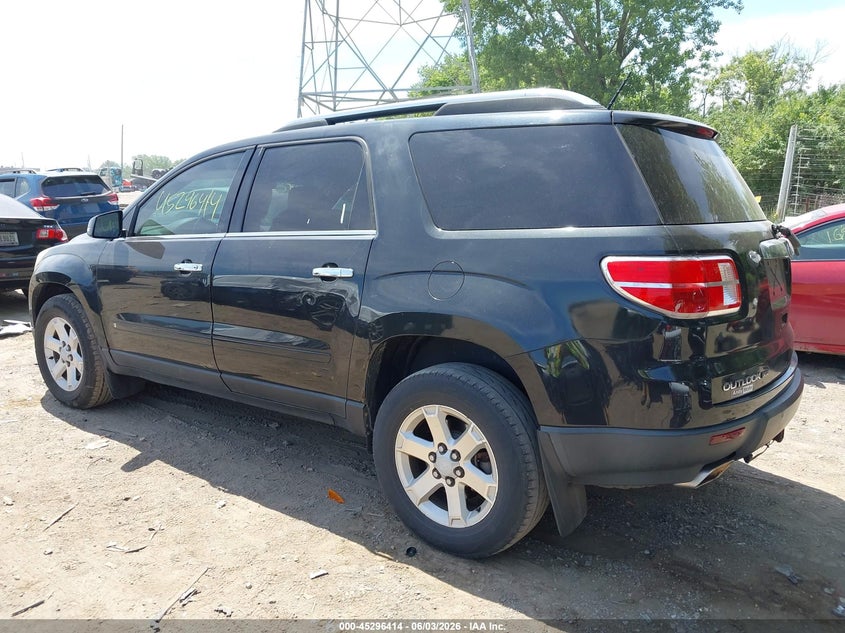2008 Saturn Outlook VIN 5GZER23798J131142 IAAI salvage auction — FRONT END, Clear (Indiana), sold $475 on 2026-07-08 (photo 3)