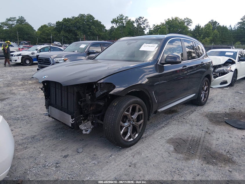 2023 BMW X3 VIN WBX47DP00PN221849 IAAI salvage auction — FRONT END, Salvage (South Carolina), sold $7,500 on 2026-07-28 (photo 2)