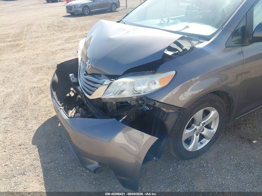 2015 Toyota Sienna VIN 5TDKK3DC9FS540025 IAAI salvage auction — FRONT END, Salvage Title, sold $1,500 on 2026-07-22 (photo 6)
