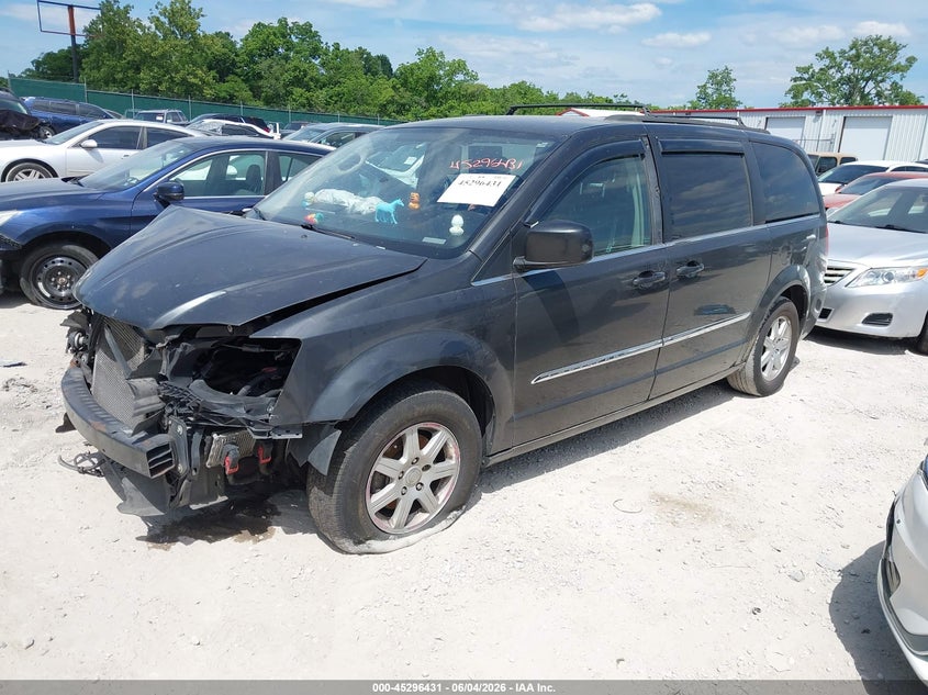 2012 Chrysler Town & country VIN 2C4RC1BG6CR345493 IAAI salvage auction — RIGHT FRONT, Salvage Title, sold $350 on 2026-08-24 (photo 2)