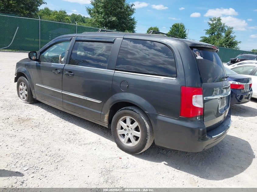 2012 Chrysler Town & country VIN 2C4RC1BG6CR345493 IAAI salvage auction — RIGHT FRONT, Salvage Title, sold $350 on 2026-08-24 (photo 3)