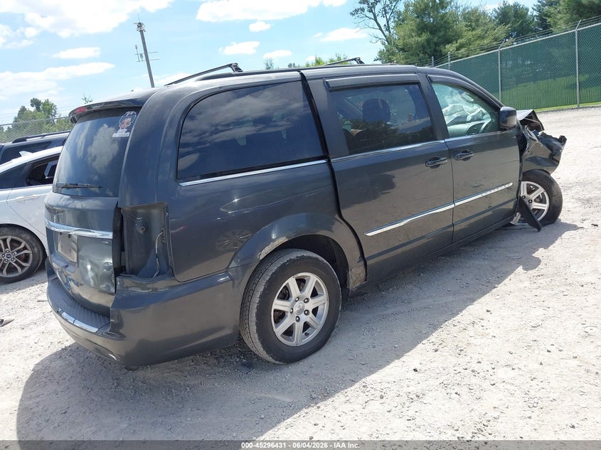 2012 Chrysler Town & country VIN 2C4RC1BG6CR345493 IAAI salvage auction — RIGHT FRONT, Salvage Title, sold $350 on 2026-08-24 (photo 4)