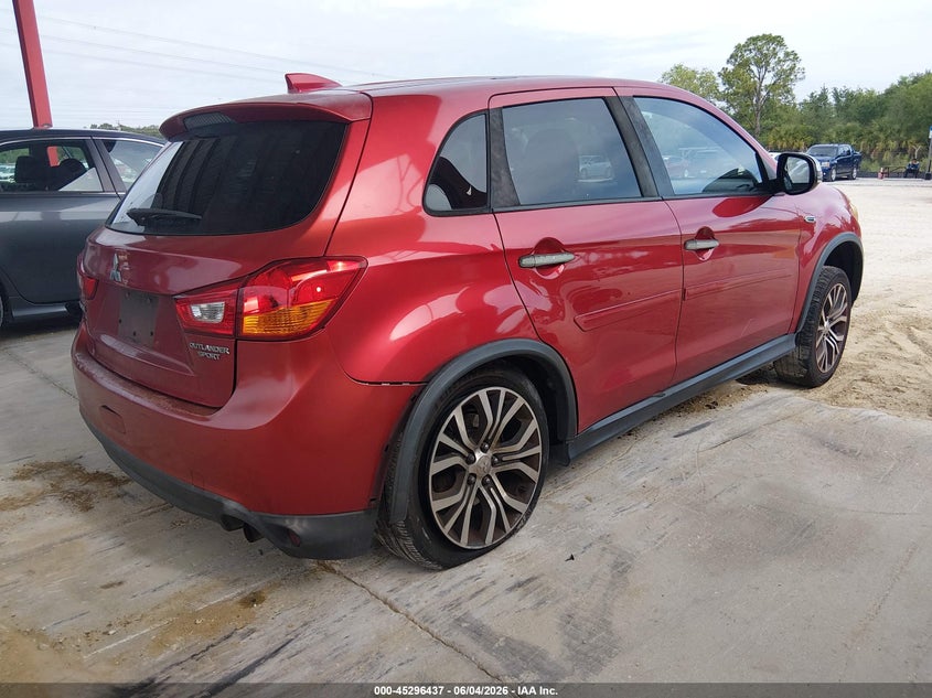 2017 Mitsubishi Outlander VIN JA4AP3AU0HZ067542 IAAI salvage auction — LEFT SIDE, Salvage Title, sold $1,225 on 2026-07-14 (photo 4)