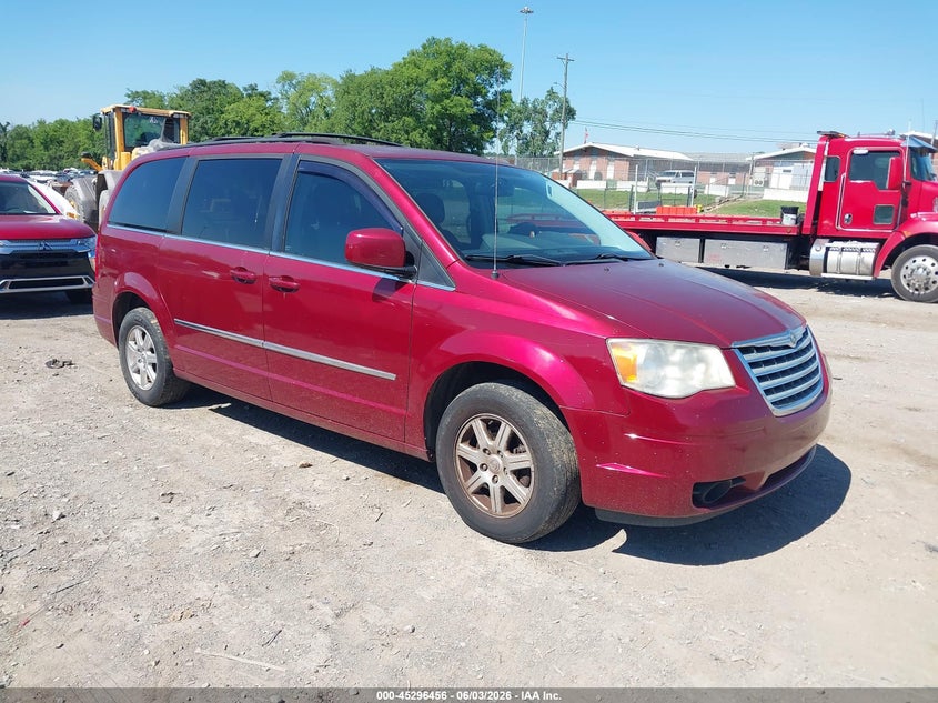 2010 Chrysler Town & country VIN 2A4RR8DX4AR358349 IAAI salvage auction — NORMAL WEAR, Clear (Mississippi), sold $700 on 2026-07-09 (photo 1)
