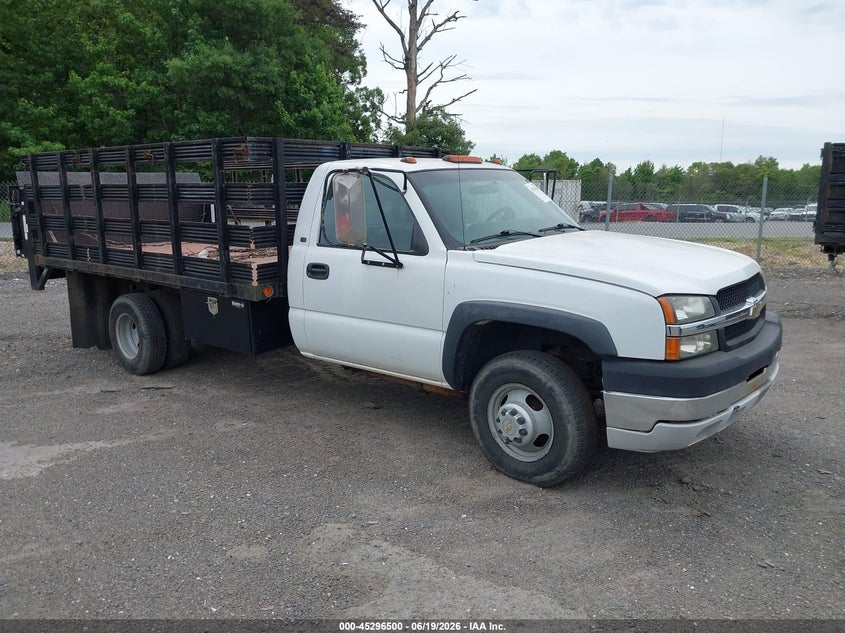 2003 Chevrolet Silverado 3500 VIN 1GBJC34183E141619 IAAI salvage auction — NORMAL WEAR, Clear (Maryland), sold $500 on 2026-07-08 (photo 1)