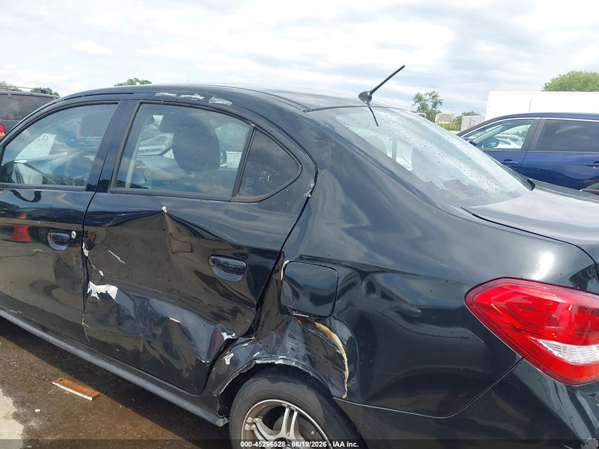 2019 Mitsubishi Mirage VIN ML32F3FJ8KHF17193 IAAI salvage auction — SIDE, Salvage (North Carolina), sold $1,100 on 2026-07-20 (photo 6)