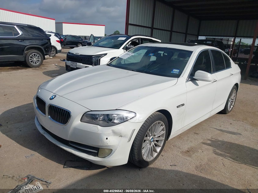2013 BMW 5er VIN WBAFR7C58DC824362 IAAI salvage auction — FRONT END, Original (Texas), sold $2,100 on 2026-07-21 (photo 2)