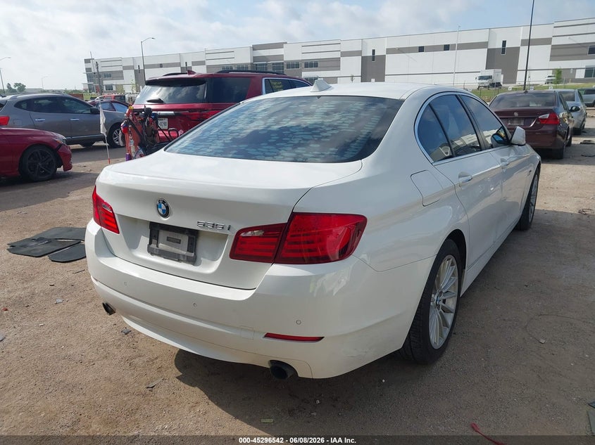 2013 BMW 5er VIN WBAFR7C58DC824362 IAAI salvage auction — FRONT END, Original (Texas), sold $2,100 on 2026-07-21 (photo 4)