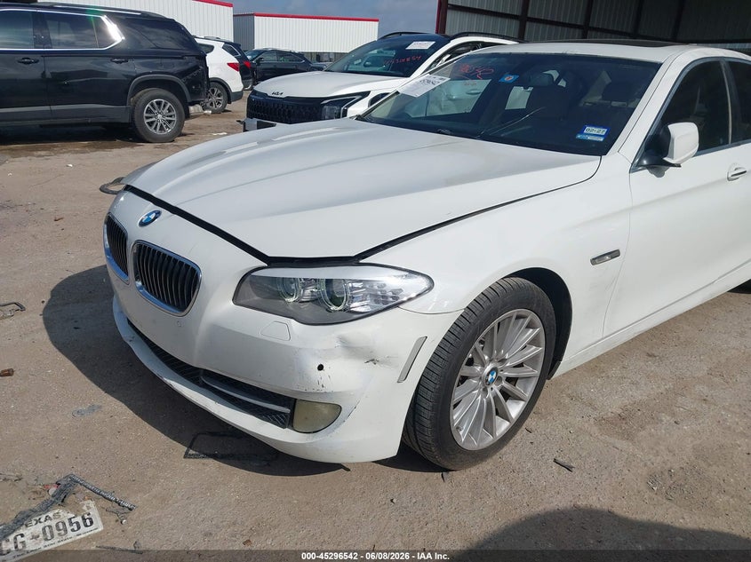 2013 BMW 5er VIN WBAFR7C58DC824362 IAAI salvage auction — FRONT END, Original (Texas), sold $2,100 on 2026-07-21 (photo 6)