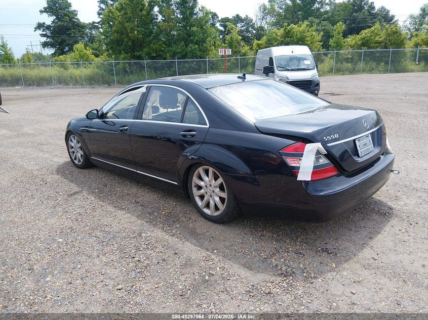 2007 Mercedes-benz S class VIN WDDNG71X47A120870 IAAI salvage auction — LEFT REAR, Clear (Tennessee), sold $550 on 2026-08-04 (photo 3)