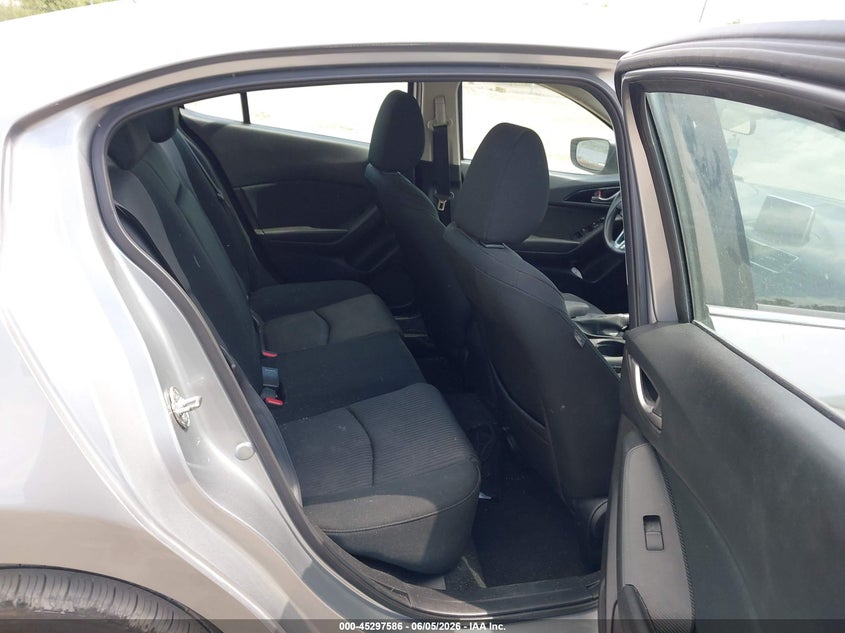 2016 Mazda 3 VIN JM1BM1U74G1333798 IAAI salvage auction — FRONT & REAR, Salvage Title, sold $1,050 on 2026-07-31 (photo 8)
