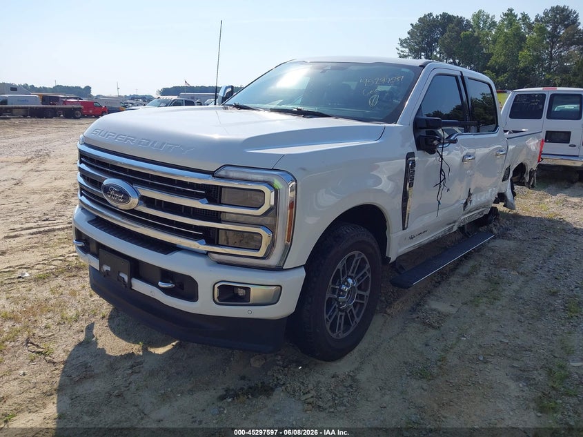 2024 Ford F250 VIN 1FT8W2BM3REF58731 IAAI salvage auction — LEFT SIDE, Salvage Title, sold $18,600 on 2026-07-29 (photo 2)