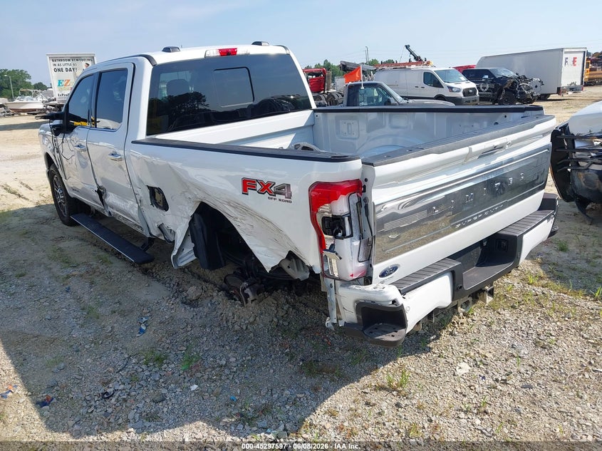 2024 Ford F250 VIN 1FT8W2BM3REF58731 IAAI salvage auction — LEFT SIDE, Salvage Title, sold $18,600 on 2026-07-29 (photo 3)