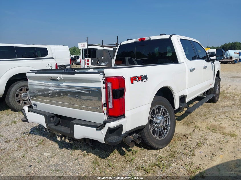 2024 Ford F250 VIN 1FT8W2BM3REF58731 IAAI salvage auction — LEFT SIDE, Salvage Title, sold $18,600 on 2026-07-29 (photo 4)