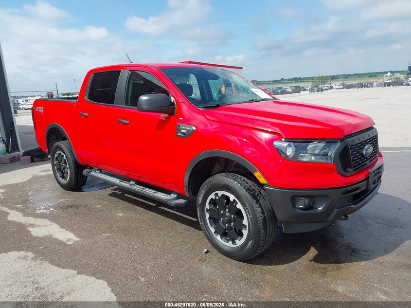 2021 Ford Ranger VIN 1FTER4FH2MLD38018 IAAI salvage auction — LEFT SIDE, Salvage Title, sold $11,350 on 2026-07-09 (photo 1)