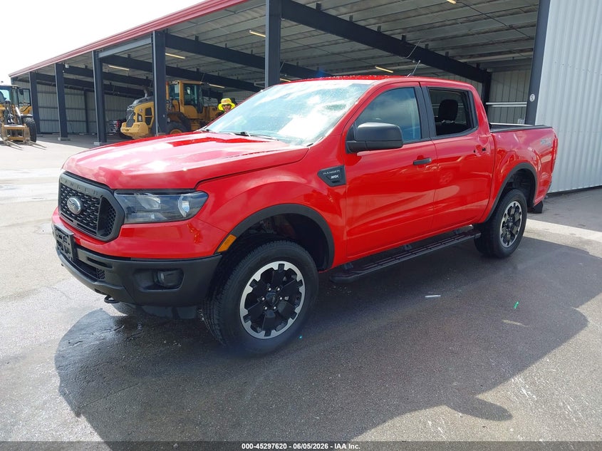 2021 Ford Ranger VIN 1FTER4FH2MLD38018 IAAI salvage auction — LEFT SIDE, Salvage Title, sold $11,350 on 2026-07-09 (photo 2)