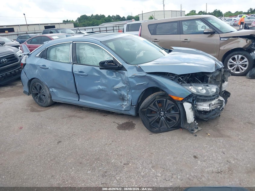 2017 Honda Civic VIN SHHFK7H71HU201089 IAAI salvage auction — FRONT END, Salvage Title, sold $1,100 on 2026-08-02 (photo 1)