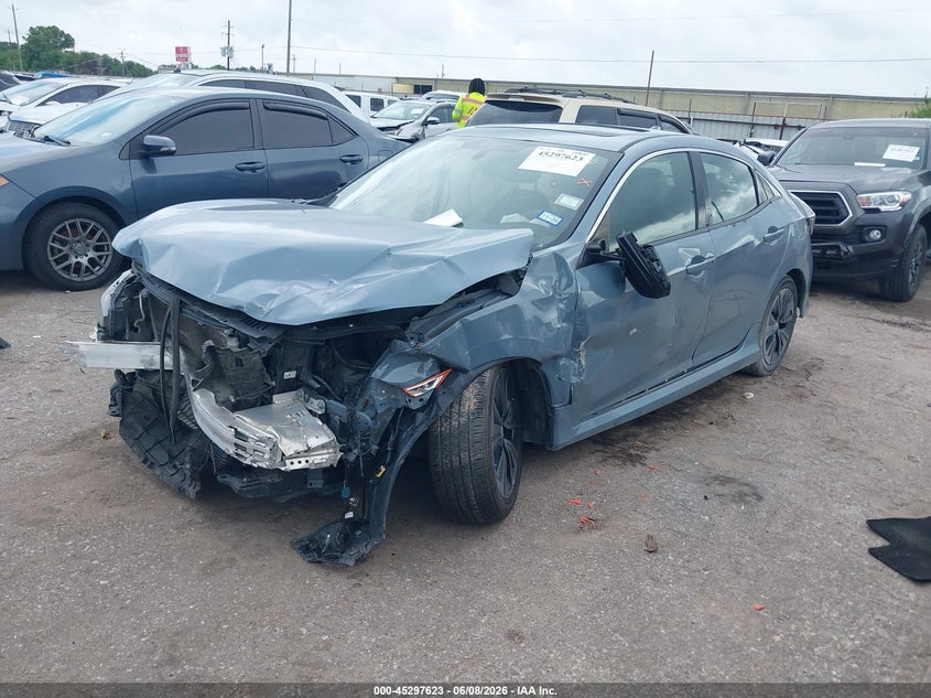 2017 Honda Civic VIN SHHFK7H71HU201089 IAAI salvage auction — FRONT END, Salvage Title, sold $1,100 on 2026-08-02 (photo 2)