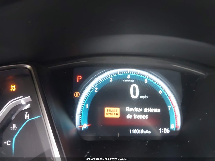 2017 Honda Civic VIN SHHFK7H71HU201089 IAAI salvage auction — FRONT END, Salvage Title, sold $1,100 on 2026-08-02 (photo 7)