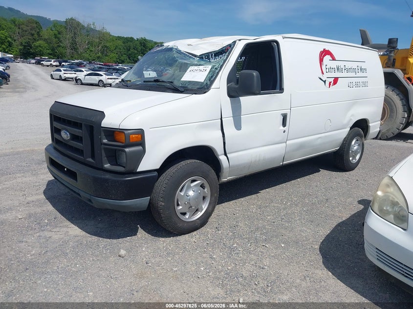 2010 Ford E 150 VIN 1FTNE1EL0ADA92799 IAAI salvage auction — ROLLOVER, Clear (Virginia), sold $575 on 2026-07-07 (photo 2)