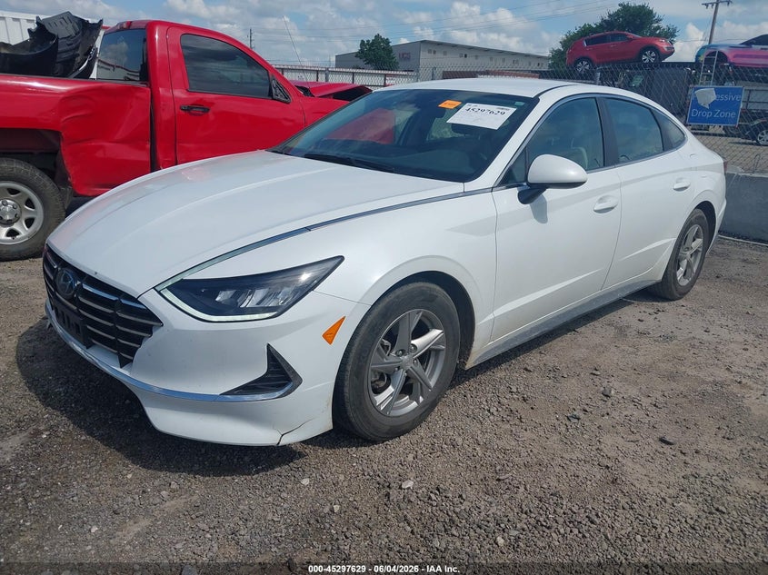 2021 Hyundai Sonata VIN 5NPEG4JA0MH078366 IAAI salvage auction — HAIL, Clear (Oklahoma), sold $4,250 on 2026-08-01 (photo 2)