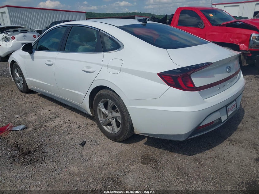 2021 Hyundai Sonata VIN 5NPEG4JA0MH078366 IAAI salvage auction — HAIL, Clear (Oklahoma), sold $4,250 on 2026-08-01 (photo 3)