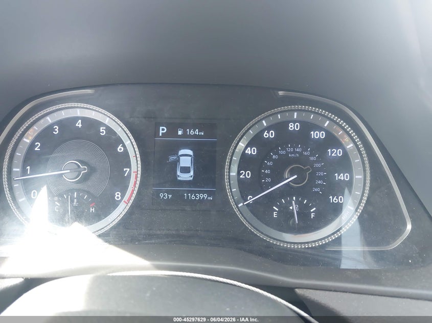 2021 Hyundai Sonata VIN 5NPEG4JA0MH078366 IAAI salvage auction — HAIL, Clear (Oklahoma), sold $4,250 on 2026-08-01 (photo 7)