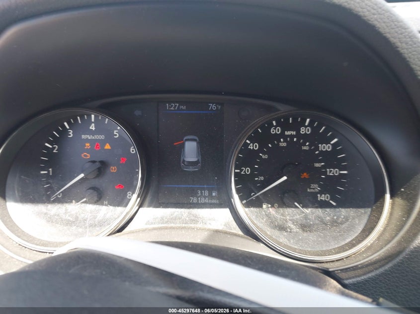 2019 Nissan Rogue VIN JN8AT2MV2KW376037 IAAI salvage auction — FRONT END, Mv-907A (New York), sold $1,175 on 2026-07-28 (photo 7)