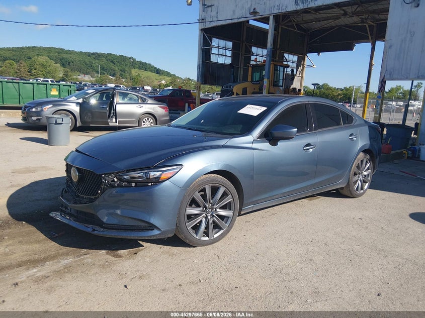 2018 Mazda 6 VIN JM1GL1VM9J1329895 IAAI salvage auction — RIGHT FRONT, Salvage Title, sold $2,500 on 2026-07-15 (photo 2)