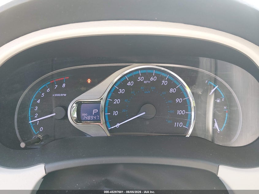 2013 Toyota Sienna VIN 5TDYK3DC1DS398101 IAAI salvage auction — FRONT END, Salvage Title, sold $4,650 on 2026-07-16 (photo 7)
