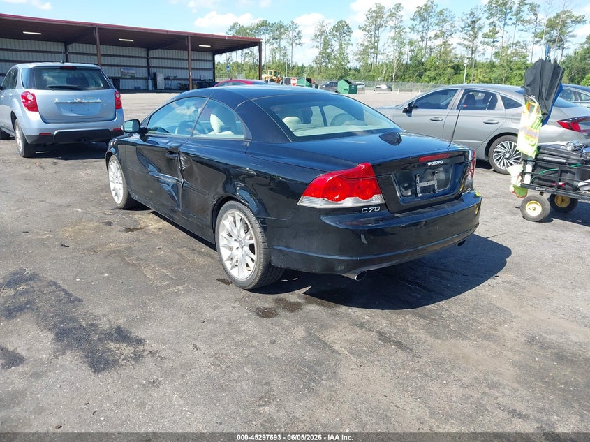 2008 Volvo C70 VIN YV1MC67238J051933 IAAI salvage auction — LEFT SIDE, Rebuildable (Florida), sold $575 on 2026-07-07 (photo 3)
